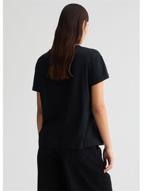 t-shirt woman black LIU JO | WA5145J4893/M9447
